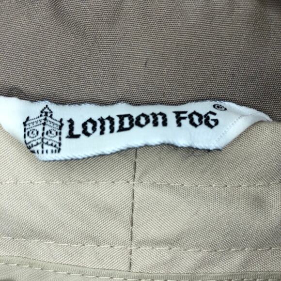 Vintage London Fog Faux Fur Lined Button Front Trench Coat 12 - Picture 8 of 10